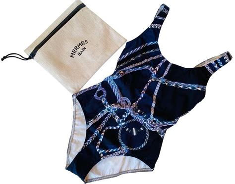 hermes blue swimsuit|hermes swimwear for women.